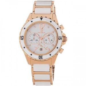 FOLLI FOLLIE Rose Gold and White Ceramic Women's Watch